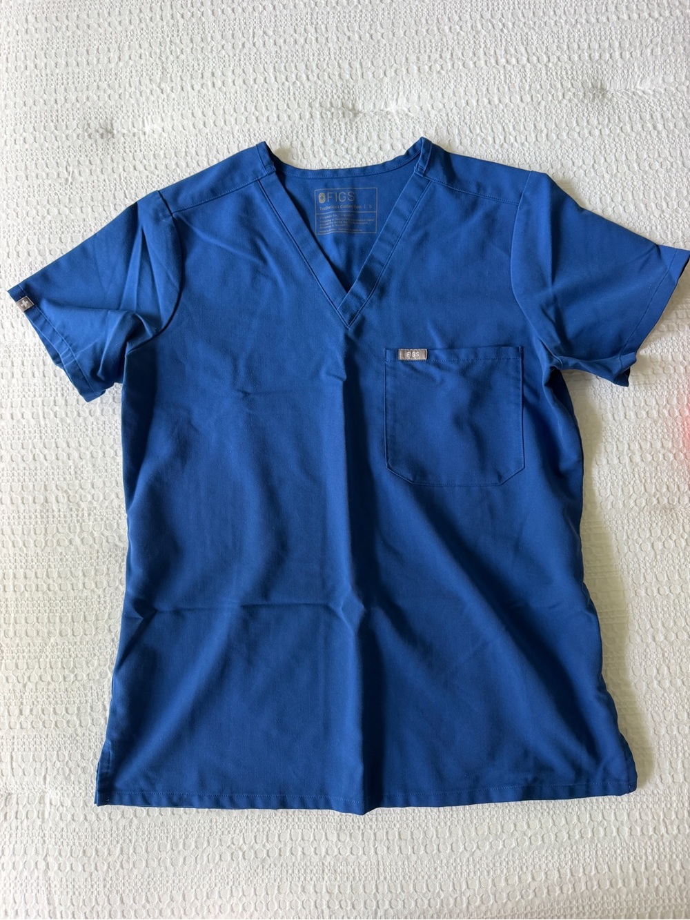 FIGS Women’s Small Catarina Scrub Top - Winning Blue